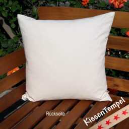 "Tropical Palm Cushion Cover ""Blue Palm" - thumbnail 4