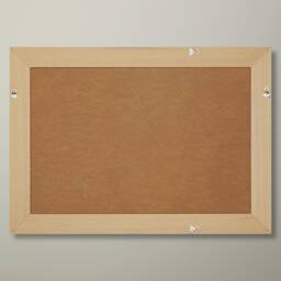 Blanca Wood Frame 2 Tone Silver White Colour Wall Mirror Bevelled Edge Glass Hand Finished Rectangular Made in UK - thumbnail 4