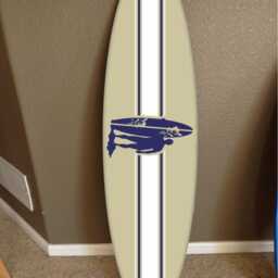 Custom Surfboard Wall Decor Hawaiian Beach Theme - 48 - thumbnail 2