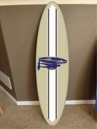 Custom Surfboard Wall Decor Hawaiian Beach Theme - 48 - thumbnail 1