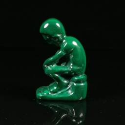 Malachite Statue - thumbnail 2
