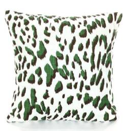 2 Colorslinen Blend Leopard Print.grey/Blk.green/Brown.white.toss Pillow.throw Pillow.animal Prints.slipcovers.pillow Covers..accent Pillow - thumbnail 2