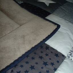 Crawling Blanket With Name, Baby Blanket, Crawling Name Tom Patchwork Personalized - thumbnail 4