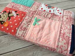 Baby Clothes Memory Quilt, Custom Keepsake Blanket - thumbnail 1