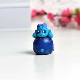 Deco Figure, Dragon Four Elements, Gift For Girlfriend, Fimo Decoration, Polymer Clay Resin, Kawaii Figurine - thumbnail 1