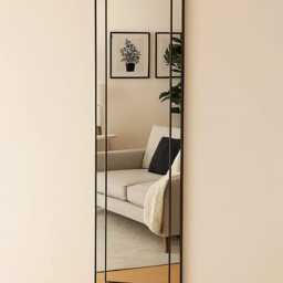 Timeless Contemporary Deco Full Length Wall Mirror - thumbnail 2