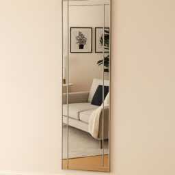 Timeless Contemporary Deco Full Length Wall Mirror - thumbnail 3