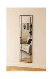 Timeless Contemporary Deco Full Length Wall Mirror - thumbnail 1