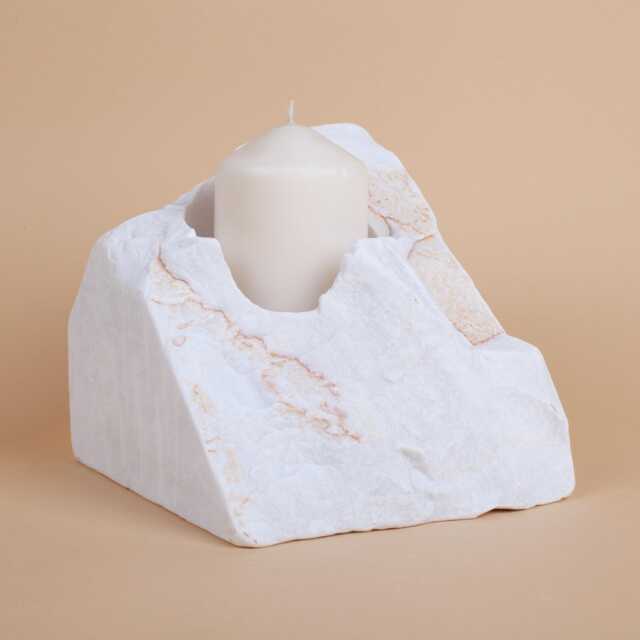 Handmade Marble Wine Bottle Holder Unique Rack - image 1