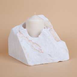 Handmade Marble Wine Bottle Holder Unique Rack - thumbnail 1