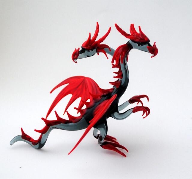 33-995 Double Headed Standing Dragon - image 1