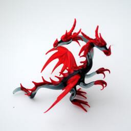 33-995 Double Headed Standing Dragon - thumbnail 2