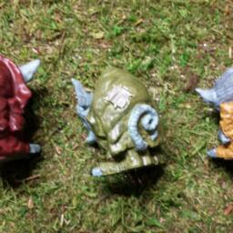 Troll Statues Set Of 3 - Resin - thumbnail 2