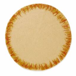Handmade Felted Wool Area Rug Everest Design, Pet Mat, Floor Mat - 78cm - thumbnail 1