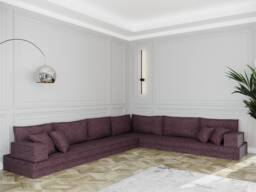 Modular Floor Seating Cushion - Washable Reading Nook Sofa - thumbnail 1