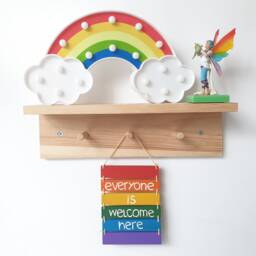 Gay Pride Lgbtq Rainbow Wall Art Decor Home Gift - thumbnail 3