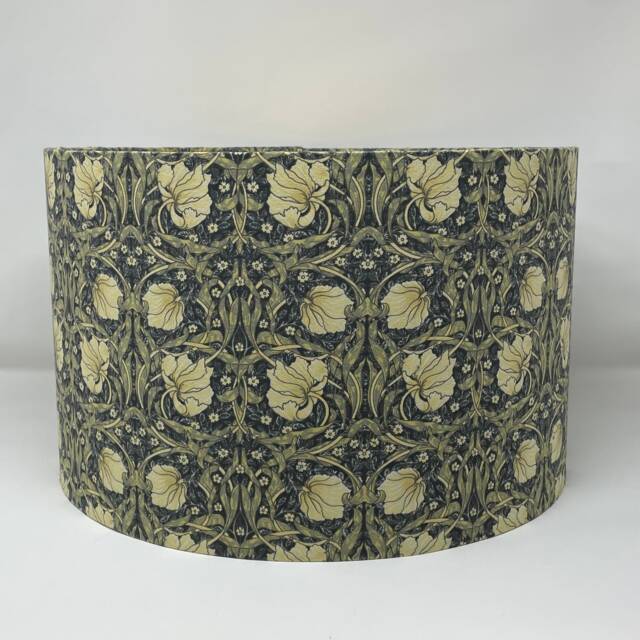 William Morris Pimpernel Navy & Cream Lampshade - image 1