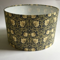 William Morris Pimpernel Navy & Cream Lampshade - thumbnail 4