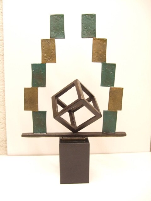 Unique Piece. Bronze Sculpture Height 46cm