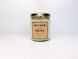 Mother Of The Groom Gift - Bride Wedding Thank You Personalised Candle Day - thumbnail 1
