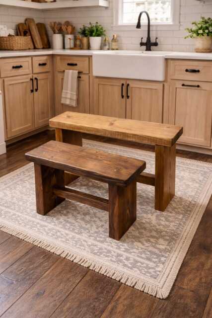Bespoke Handmade Rustic Seat Bench - Free Delivery - image 1