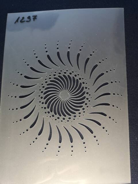 Sunburst Stencil, Flexible, Reusable, 125Micron, Wall Decor, Home Decor, Furniture Painting, Card Making, Craft Stencil From Bitofeverythingbyb