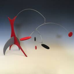Tempo S Table Top Stabile Mobile Modern Art Kinetic Sculpture Home Decor Mcm - thumbnail 2