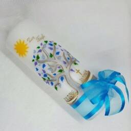 Baptismal Candle Tree Of Life, Incl. Inscription - thumbnail 2