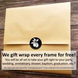 Baptism Gift Boy Picture Frame Godson Bible Verse Sign 16x16 - thumbnail 4