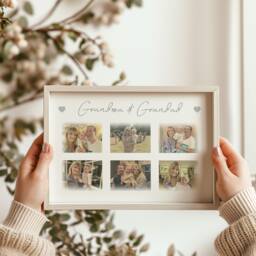 Personalised Grandma & Grandad Photo Frame, Framed Picture For Grandparents - thumbnail 1