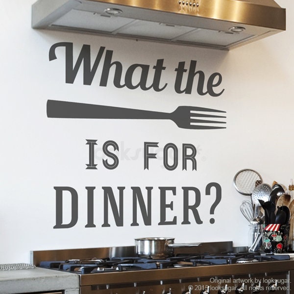 "Funny Kitchen Wall Decal " - image 1