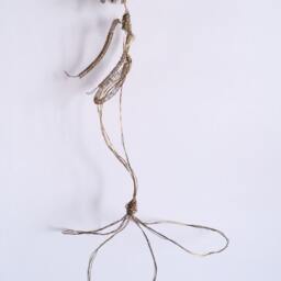 Wire Sculpture. Home Decor Lady Figurine Ooak - thumbnail 4