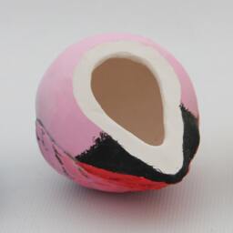 Ceramic Parrot Figurine Collectible Bird Sculpture, Home Decor - thumbnail 4