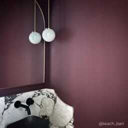 Medium Opal Glass Stemmed Pendant Light - Brass - thumbnail 4