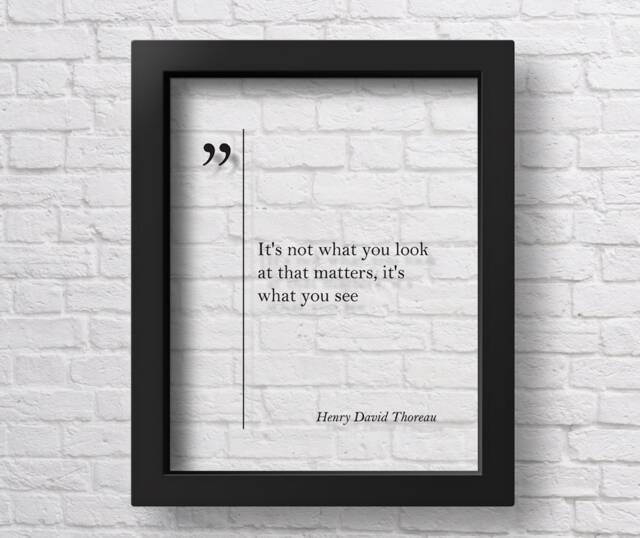 Transparent Henry David Thoreau Quote Life Quotes Wall Art Print Great Poster Graduation Gift - image 1