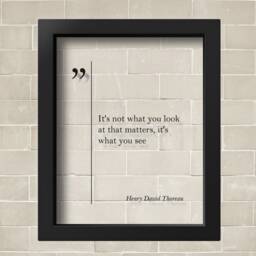 Transparent Henry David Thoreau Quote Life Quotes Wall Art Print Great Poster Graduation Gift - thumbnail 2