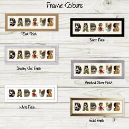 Dad & Us Photo Frame Word Name Special Gift Father's Day 1282 By Photos in A Word - thumbnail 3