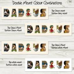 Dad & Us Photo Frame Word Name Special Gift Father's Day 1282 By Photos in A Word - thumbnail 2