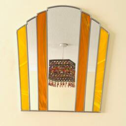 Art Deco Fan Mirror - Sunburst - thumbnail 2