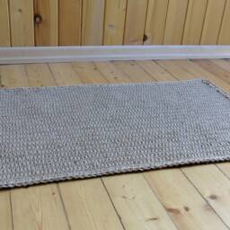 Crochet Door Jute Rope Rug/Doormat Welcome Indoor Outdoor Mat 100% Natural Materials Custom Sizes - thumbnail 3