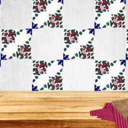 Talavera Flowers Bathroom Tile Stickers Set Of 24 Tiles Decals Wall Stickers Tile Decal Kitchen Fliesenaufkleber V9 - thumbnail 3