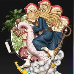 Marcille - Delicious in Dungeon 3D Printed Figure 110 Scale - thumbnail 3