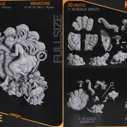 Marcille - Delicious in Dungeon 3D Printed Figure 110 Scale - thumbnail 4