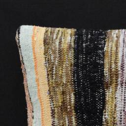Kilim Pillow 22 X Moroccan Cushion Striped Turkish Boho 55X55 - thumbnail 2