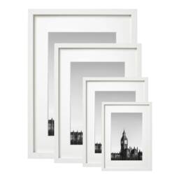 A3 White Frame - Picture Photo Handmade in UK Plastic Free High Quality Mounted Option Black - thumbnail 1