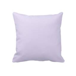 Solid Soft Lilac - Throw Pillow, Decorative Pillow Cover, Case Square- 17 - thumbnail 1