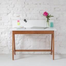 Writing Desk With Drawers, 50cm Depth - Various Colors - thumbnail 2