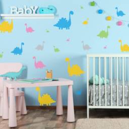 Dinosaur Wall Stencil Set Reusable Diy Kids Room Decor - thumbnail 3
