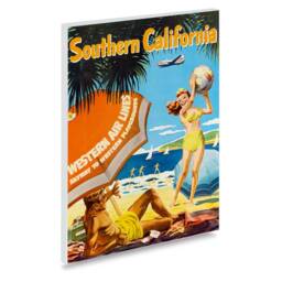 Reprint Of A Vintage Airline Travel Poster - Southern California By Western - thumbnail 2