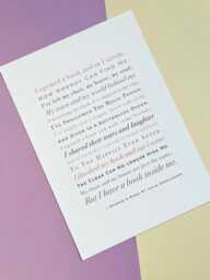 I Opened A Book Poem By Julia Donaldson, Book Lover Gift, Bookworm Reading Quote Print - thumbnail 1